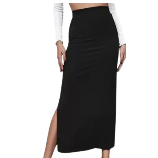 [101530] Falda shein C Negro T L