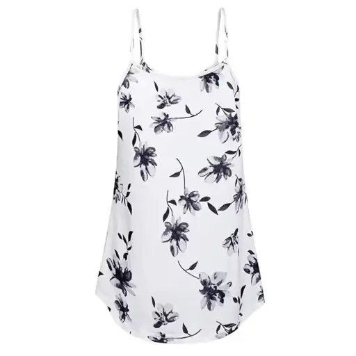 [101540] Blusa Hibelle C Blanco Floral T S
