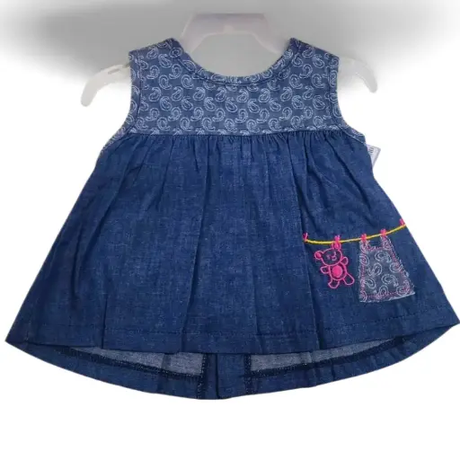 [107121] Vestido Nenuco C Azul marino T 3 M