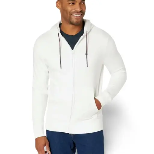 [401119] Sudadera  con cierre Tommy Hilfiger C Blanco T L