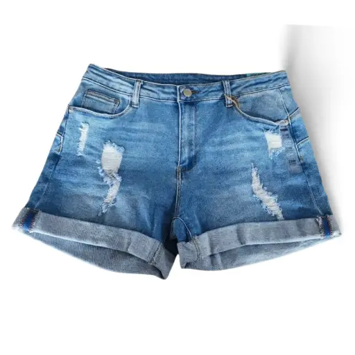 [101558] Short de mezclilla Hocaies C Azul T 16