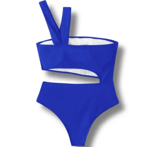[15238] Traje de baño 1 pieza C Azul rey T L