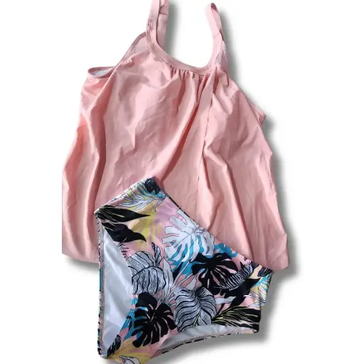 [115244] Traje de baño 2 piezas C Salmon T L