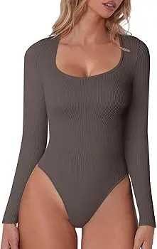 [106590] Faja leotardo manga larga OQQ C Cafe T XL