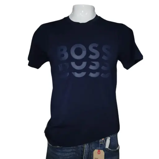 [401124] Playera BOSS C Azul marino T S