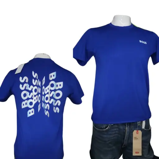 [401135] Playera BOSS C Azul Rey T S