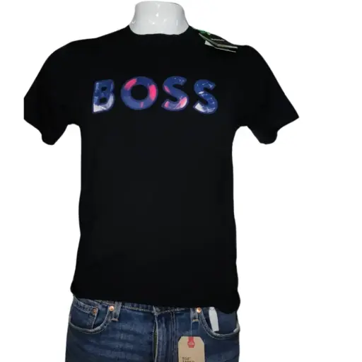 [401138] Playera BOSS C Negro T S