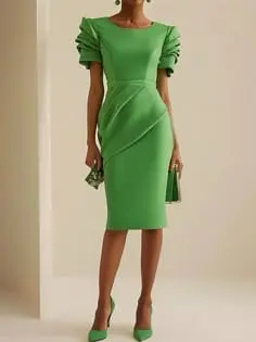 [101590] Vestido Fehaute C Verde T M