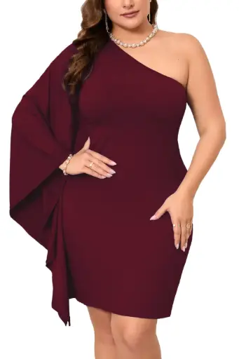 [101600] Vestido C Vino T S
