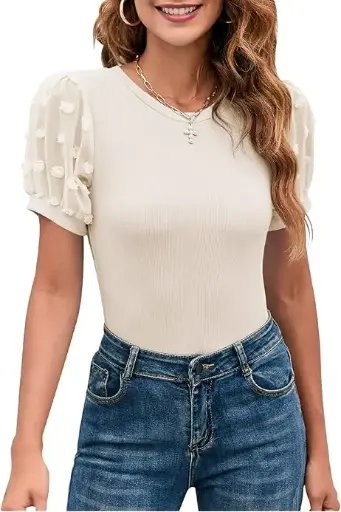 [101610] Panti blusa C Beige T L