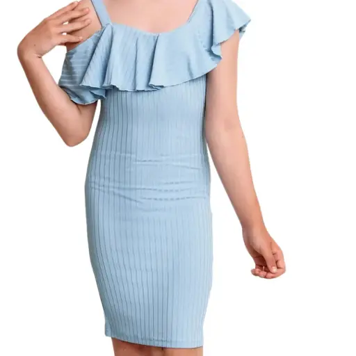 [101618] Vestido  C Azul T M