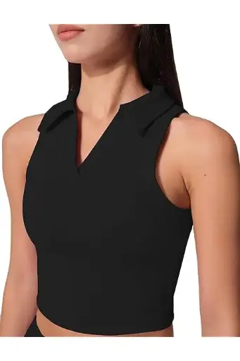 [101657] Crop top C Negro T M