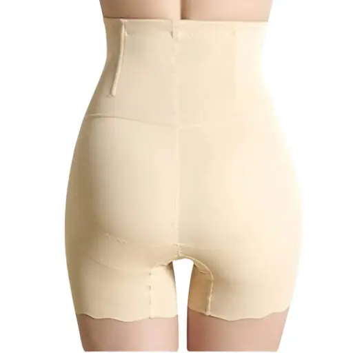 [114156] Faja  cintura alta short C Beige T M