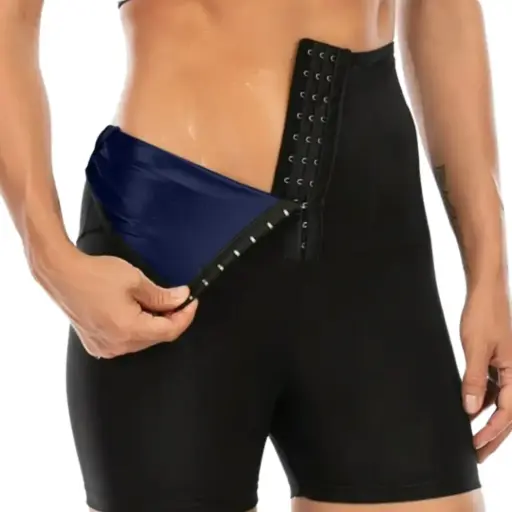 [114171] Faja cintura short C Negro T L