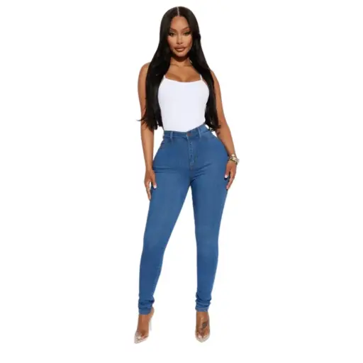 [101679] Pantalon De Mezclilla Fashion Nova C Azul T 7