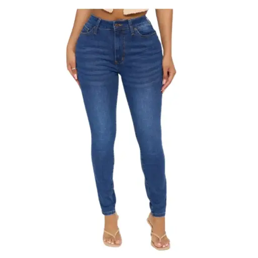[101680] Pantalon De Mezclilla Fashion Nova C Azul marino T 3