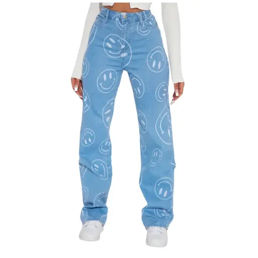 [101684] Pantalon De Mezclilla Fashion Nova C Azul T 5