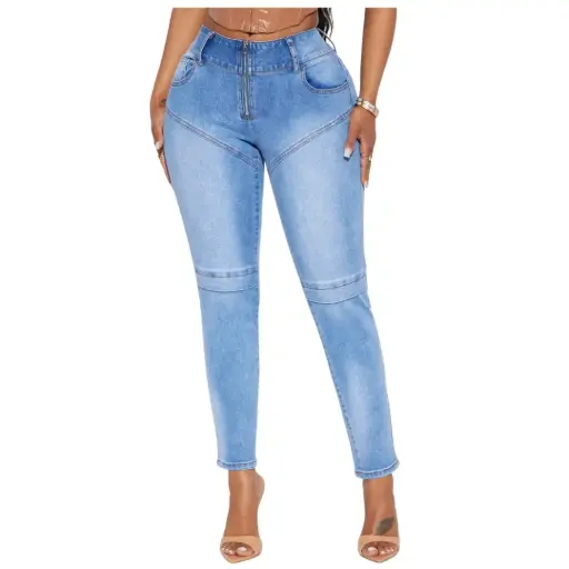 [101687] Pantalon De Mezclilla Fashion Nova C Azul T 5