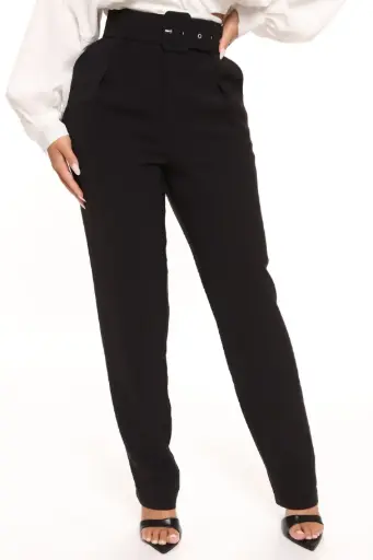 [101700] Pantalon  Fashion Nova C Negro T L