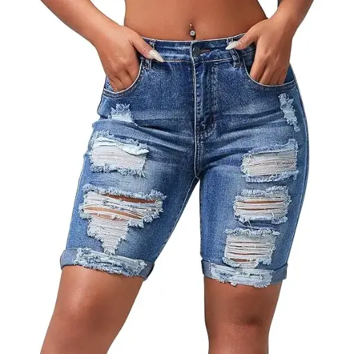 [101719] Short de mezclilla Fashion Nova C  Azul T 1