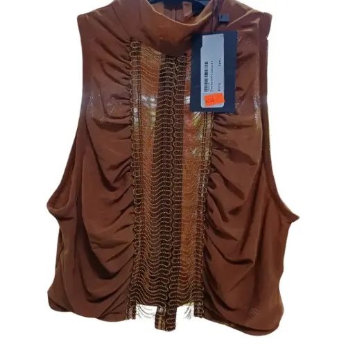 [101732] Crop top QUII  C Cobrizo T S