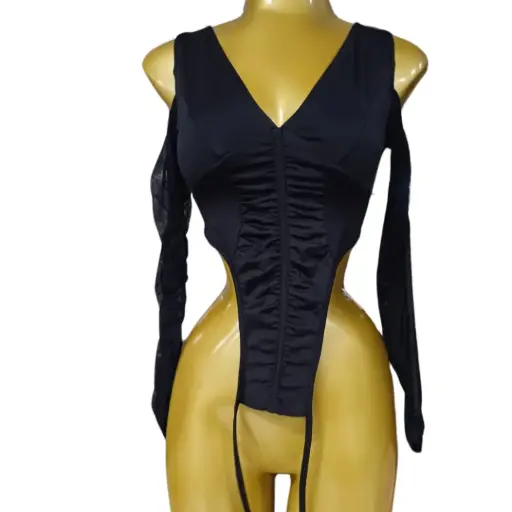 [101762] Panti blusa Fashion Nova C Negro T S