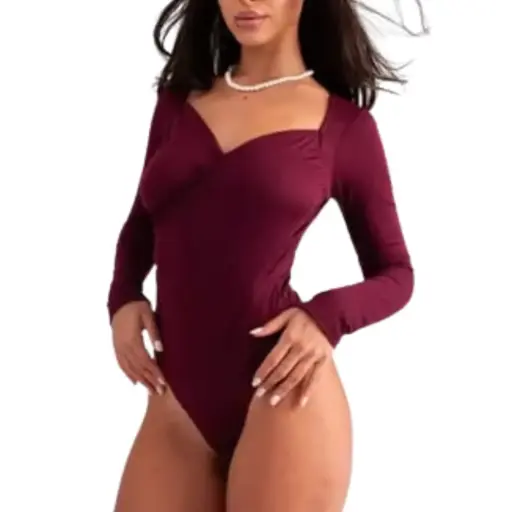 [101770] Panti Blusa Fashion Nova C Vino T 1XL