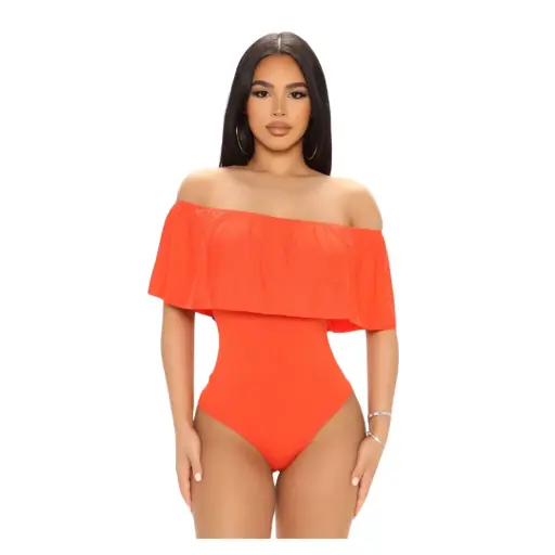 [101775] Panti Blusa Fashion Nova C  Naranja T 1XL