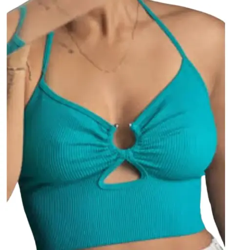 [101808] Crop Top ANWND C  Verde T S