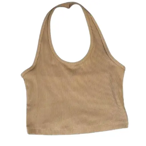 [101809] Crop Top ANWND C  Khaki T S