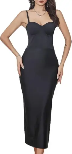 [101861] Vestido Fashion Nova  C Negro T M