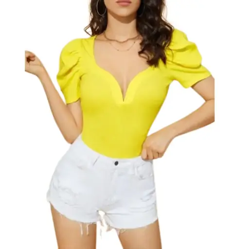 [101888] Panti blusa Fashion Nova C  Mostaza T S