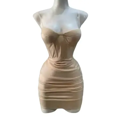 [101890] Vestido Fashion Nova  C Crema T XL
