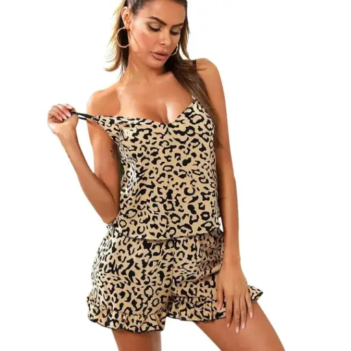 [114179] Pijama Short Fashion Nova C Leopardo T 1X