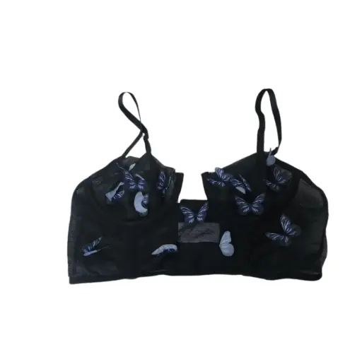 [114191] Brazier Fashion Nova C Negro mariposas T S