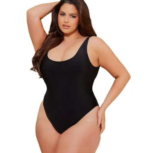 [115312] Traje de baño 1 pieza Fashion Nova C  Negro T 2X