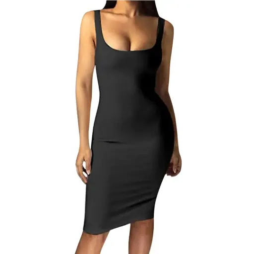 [101947] Vestido Fashion Nova C Negro T M