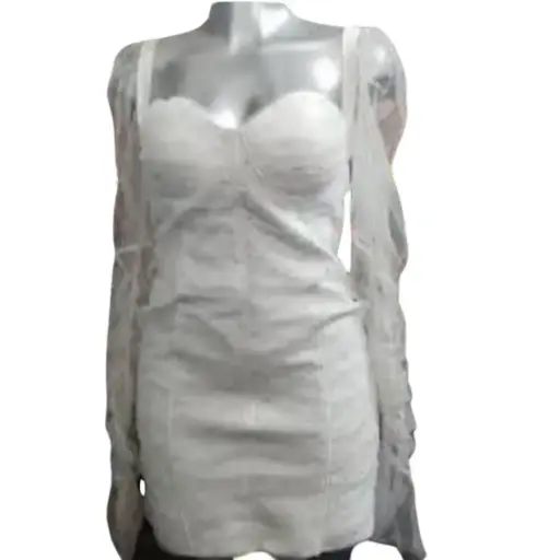 [113149] Vestido Fashion Nova C Blanco T XL