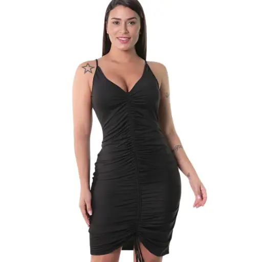 [113154] Vestido Fashion Nova C Negro T M