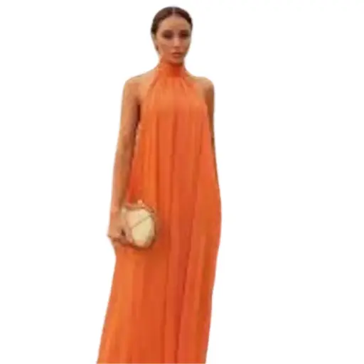 [113162] Vestido Fashion Nova C Naranja T XL