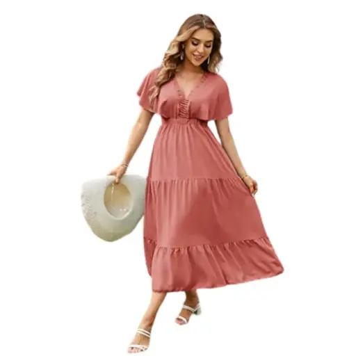 [101971] Vestido Simplee C Marron T S