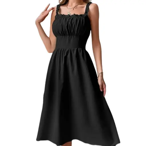 [101972] Vestido Time Tru C Negro T XS