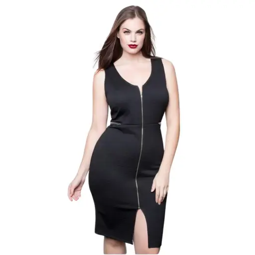 [101973] Vestido Almost Famous C Negro T 2X