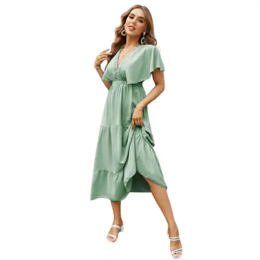 [101978] Vestido Simplee C Verde T M
