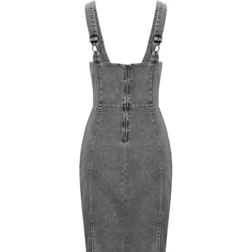 [101986] Vestido de mezclilla Jessica Simpson C Negro T M