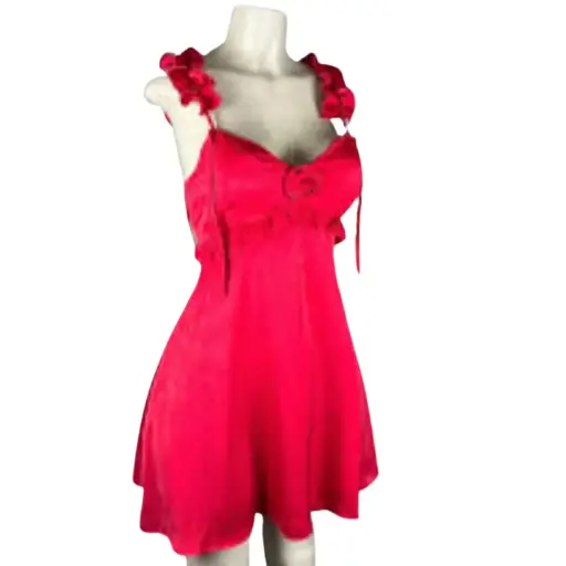 [113179] Vestido Wild Fable C Rojo T XXS