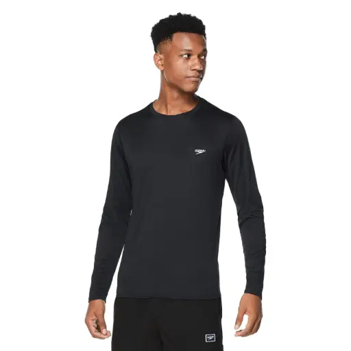 [401308] Playera manga larga Reebok C Negro T XL