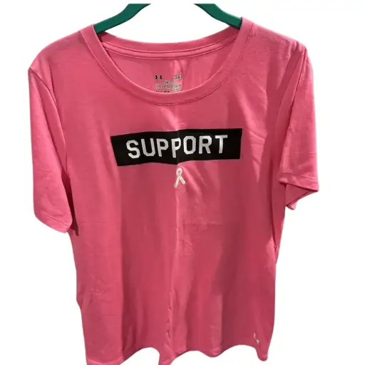 [066255] Playera Under Armour C Rosa T XL