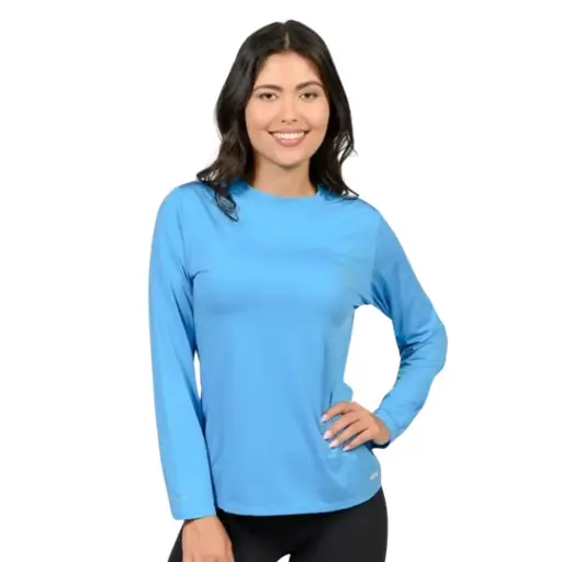 [066272] Playera manga larga Under Armour C Azul T M