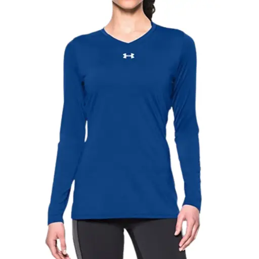 [066273] Playera manga larga Under Armour C Azul T XL